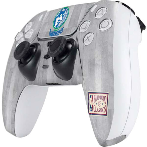 NBA Minnesota Timberwolves Hardwood Classics PS5 Controller Skin