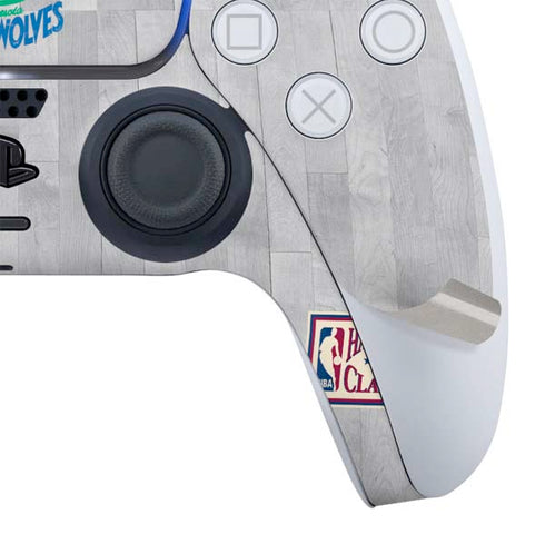 NBA Minnesota Timberwolves Hardwood Classics PS5 Controller Skin