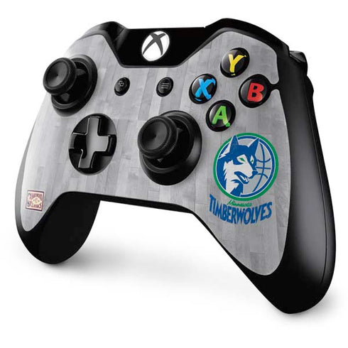 NBA Minnesota Timberwolves Hardwood Classics Xbox One Controller Skin