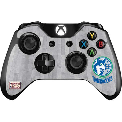 NBA Minnesota Timberwolves Hardwood Classics Xbox One Controller Skin