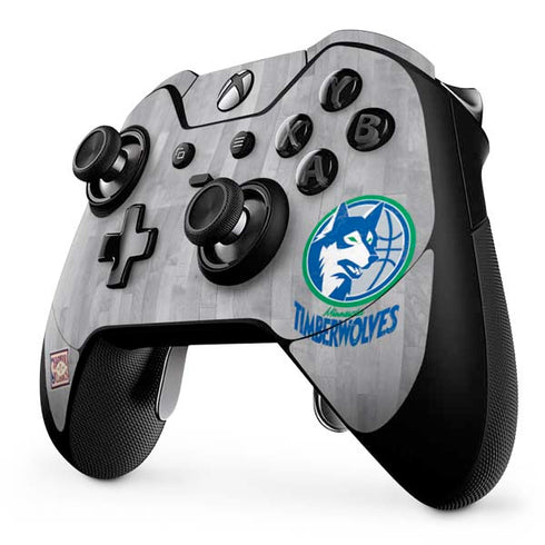 NBA Minnesota Timberwolves Hardwood Classics Xbox One Elite Controller Skin
