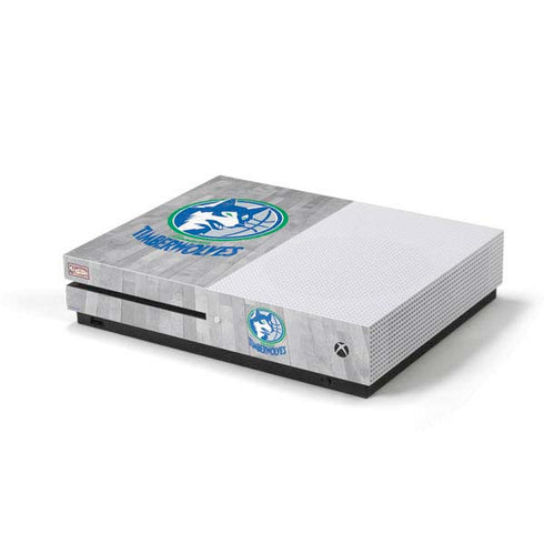 NBA Minnesota Timberwolves Hardwood Classics Xbox One S Console Skin