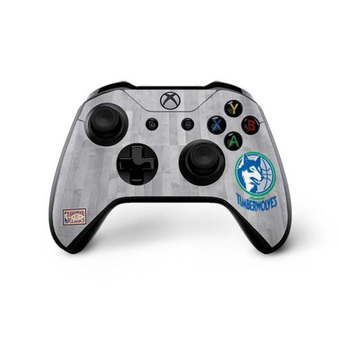 NBA Minnesota Timberwolves Hardwood Classics Xbox One X Controller Skin
