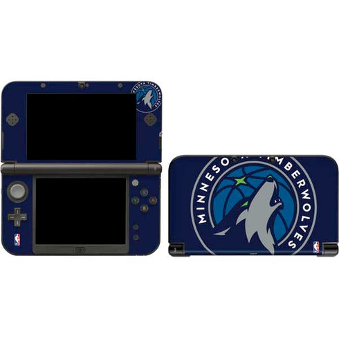 NBA Minnesota Timberwolves Large Logo 3DS XL 2015 Skin