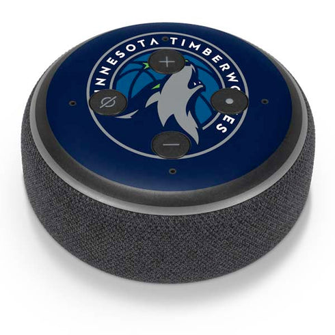 NBA Minnesota Timberwolves Large Logo Amazon Echo Dot Skin