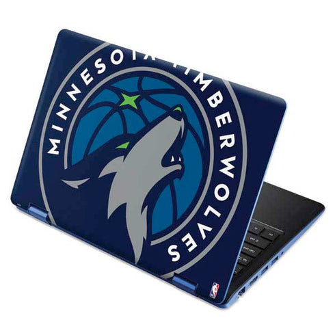 NBA Minnesota Timberwolves Large Logo Aspire R11 11.6in Skin