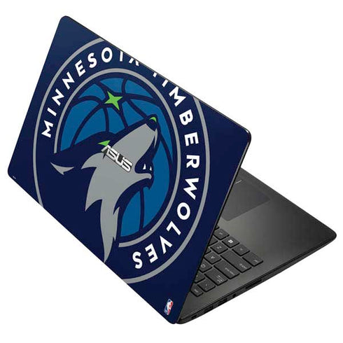NBA Minnesota Timberwolves Large Logo Asus X502CA 15.6 Skin
