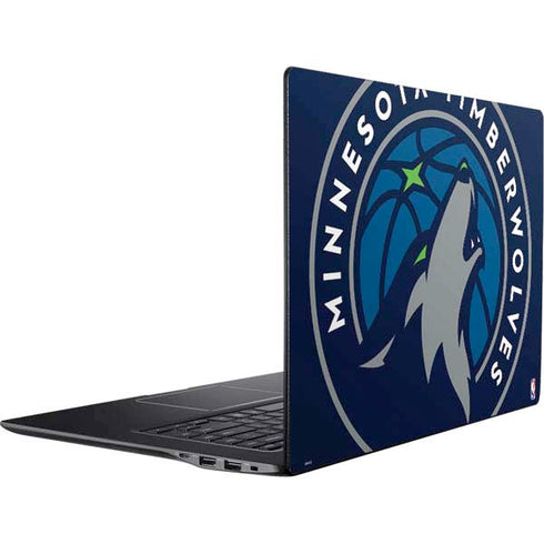 NBA Minnesota Timberwolves Large Logo Ativ Book 9 (15.6in 2014) Skin