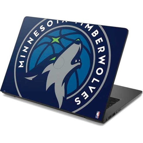 NBA Minnesota Timberwolves Large Logo Dell Chromebook Skin