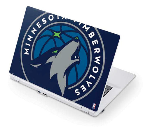 NBA Minnesota Timberwolves Large Logo Acer Chromebook Skin