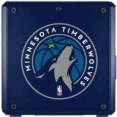 NBA Minnesota Timberwolves Large Logo Cooler Master MasterBox Q300L Mini Tower Skin