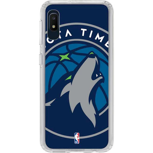 NBA Minnesota Timberwolves Large Logo Galaxy A10e Clear Case