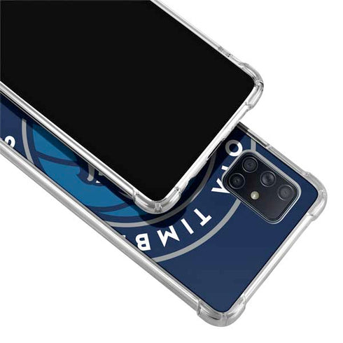 NBA Minnesota Timberwolves Large Logo Galaxy A51 5G Clear Case