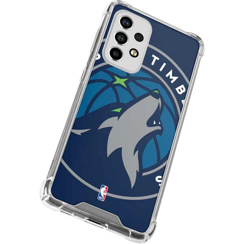NBA Minnesota Timberwolves Large Logo Galaxy A53 5G Clear Case