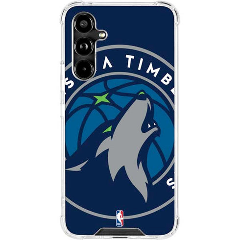 NBA Minnesota Timberwolves Large Logo Galaxy A54 5G Clear Case