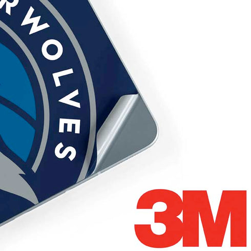 NBA Minnesota Timberwolves Large Logo Galaxy Book 12in Skin
