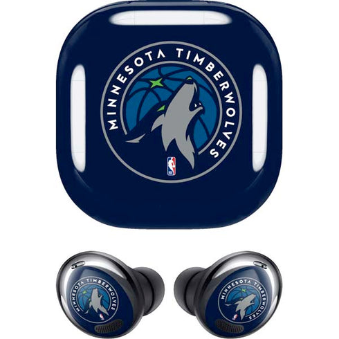 NBA Minnesota Timberwolves Large Logo Galaxy Buds Pro Skin