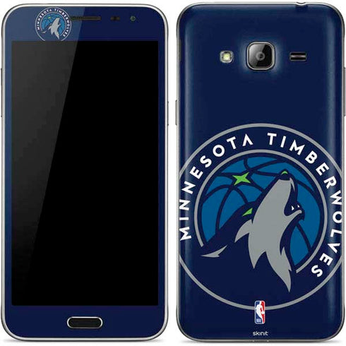 NBA Minnesota Timberwolves Large Logo Galaxy J3 Skin