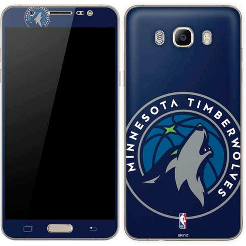 NBA Minnesota Timberwolves Large Logo Galaxy J7 Skin
