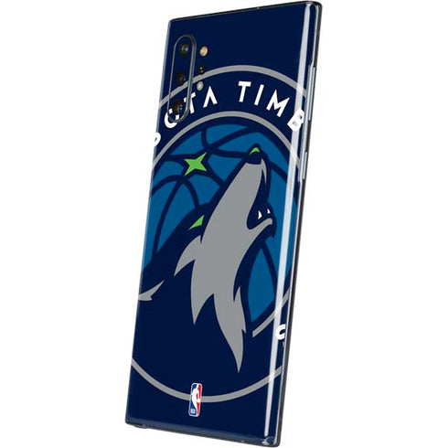 NBA Minnesota Timberwolves Large Logo Galaxy Note 10 Plus Skin
