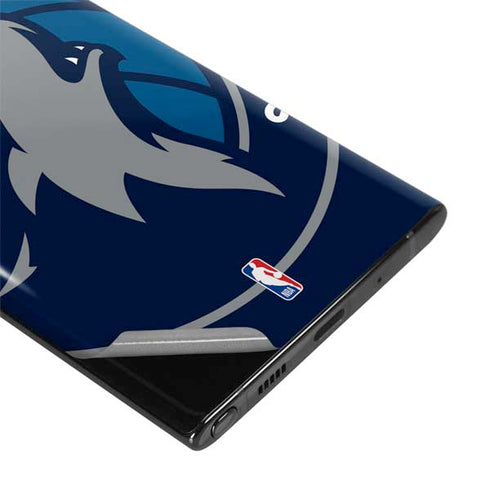 NBA Minnesota Timberwolves Large Logo Galaxy Note 10 Plus Skin