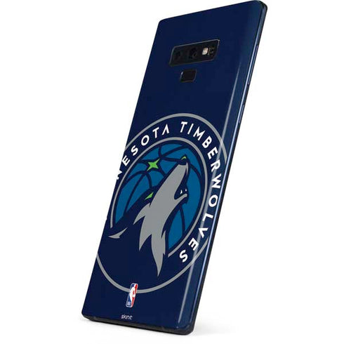 NBA Minnesota Timberwolves Large Logo Galaxy Note 9 Skin