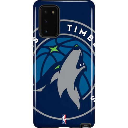 NBA Minnesota Timberwolves Large Logo Galaxy Note20 5G Pro Case