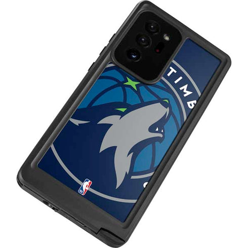 NBA Minnesota Timberwolves Large Logo Galaxy Note20 Ultra 5G Waterproof Case