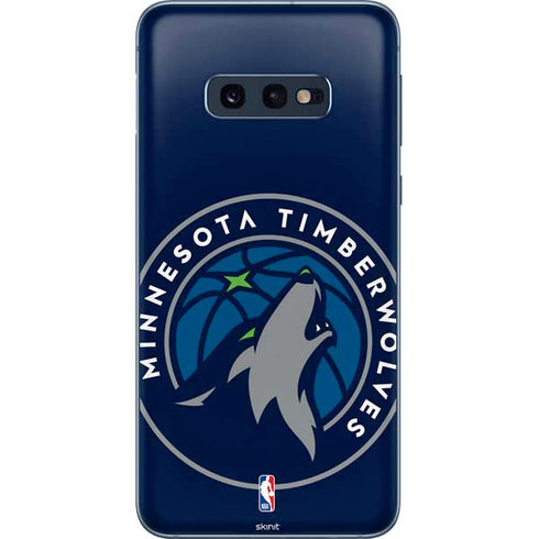 NBA Minnesota Timberwolves Large Logo Galaxy S10e Skin