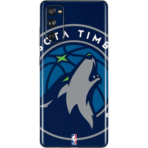 NBA Minnesota Timberwolves Large Logo Galaxy S20 Fan Edition Skin