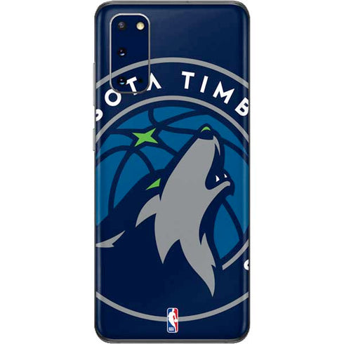 NBA Minnesota Timberwolves Large Logo Galaxy S20 Skin