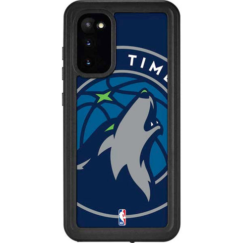 NBA Minnesota Timberwolves Large Logo Galaxy S20 Waterproof Case