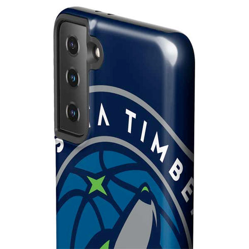 NBA Minnesota Timberwolves Large Logo Galaxy S21 Plus 5G Pro Case