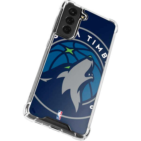 NBA Minnesota Timberwolves Large Logo Galaxy S22 Plus Clear Case