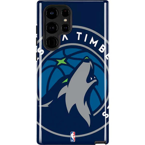 NBA Minnesota Timberwolves Large Logo Galaxy S22 Ultra Pro Case