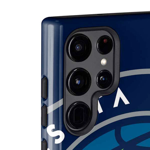 NBA Minnesota Timberwolves Large Logo Galaxy S22 Ultra Pro Case