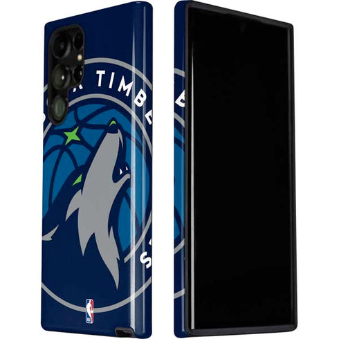 NBA Minnesota Timberwolves Large Logo Galaxy S22 Ultra Pro Case