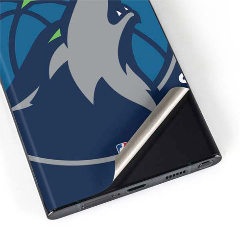 NBA Minnesota Timberwolves Large Logo Galaxy S22 Ultra Skin