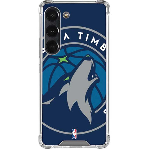 NBA Minnesota Timberwolves Large Logo Galaxy S23 Clear Case