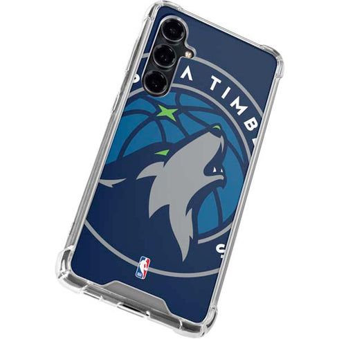 NBA Minnesota Timberwolves Large Logo Galaxy S23 FE Clear Case