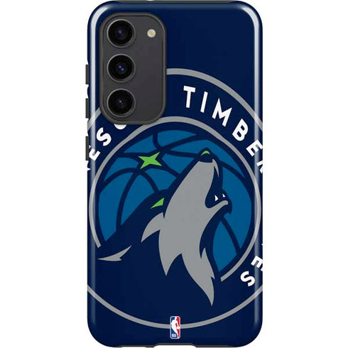NBA Minnesota Timberwolves Large Logo Galaxy S23 Plus Pro Case