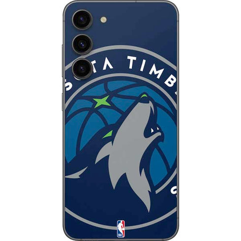 NBA Minnesota Timberwolves Large Logo Galaxy S23 Plus Skin