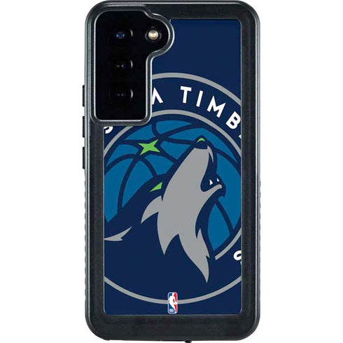 NBA Minnesota Timberwolves Large Logo Galaxy S23 Plus Waterproof Case
