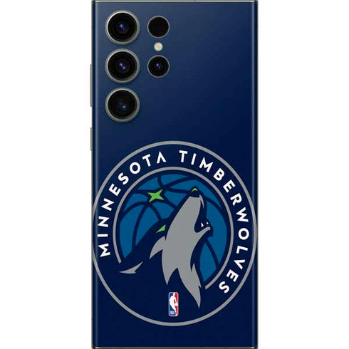 NBA Minnesota Timberwolves Large Logo Galaxy S23 Ultra Skin