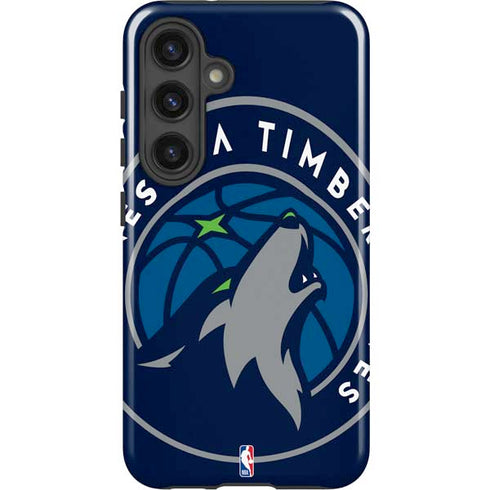 NBA Minnesota Timberwolves Large Logo Galaxy S24 Impact Case
