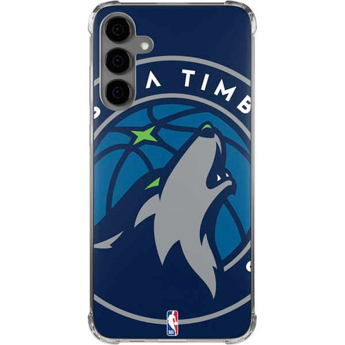 NBA Minnesota Timberwolves Large Logo Galaxy S24 Plus Clear Case