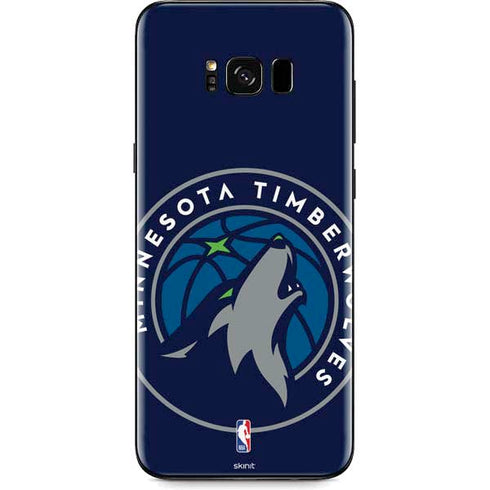 NBA Minnesota Timberwolves Large Logo Galaxy S8 Skin