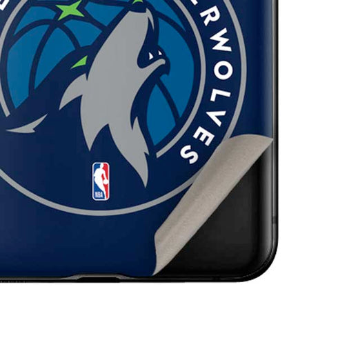NBA Minnesota Timberwolves Large Logo Galaxy Z Flip Skin