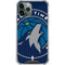 NBA Minnesota Timberwolves Large Logo iPhone 11 Pro Max Clear Case