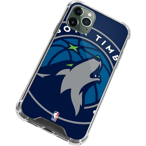 NBA Minnesota Timberwolves Large Logo iPhone 11 Pro Max Clear Case
